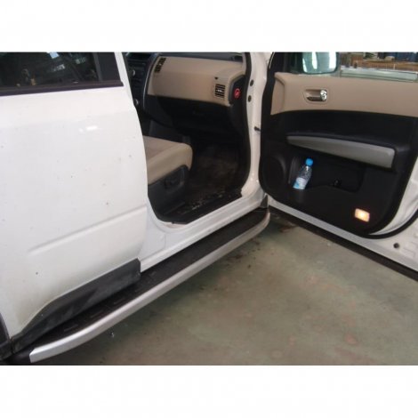 Пороги алюминиевые (Alyans) для Nissan X-Trail