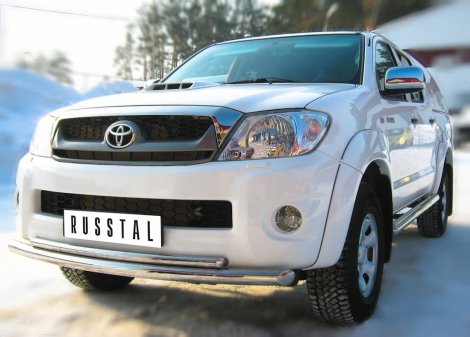 Передняя защита Russtal для Toyota Hilux (2006-2011)