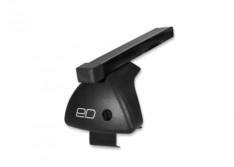 Багажник ED на черных прямоугольных дугах для Chevrolet Niva