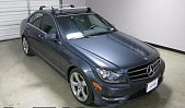 Багажник Thule WingBar Edge на интегрированных дугах для Mercedes-Benz C-class седан (2008-2014)