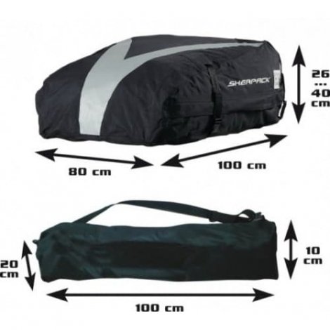 Мягкий бокс на крышу Green Valley Sherpack 270 (100x80x40)