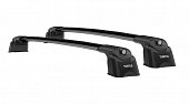 Багажник Turtle AIR-3 Black на аэродинамических дугах для Volkswagen Caddy (2004-2015)
