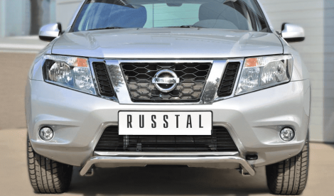 Передняя защита Russtal для NIssan Terrano (2014-н.в.)