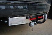Фиксированный фаркоп Oris Power 3063-AOD для Lexus GX460 с нержавеющей пластиной