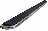 Пороги алюминиевые (Ring) для Mitsubishi Outlander
