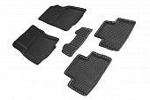 Коврики в салон Seintex EVA 3D ромб для Nissan Qashqai (2016-н.в.)