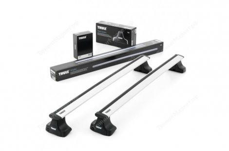Багажник Thule WingBar на аэродинамических дугах для Audi A4 (B8) седан 2008-2015