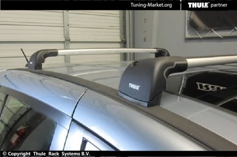Багажник Thule WingBar Edge на интегрированных дугах для Mazda 5 (2010-2015)