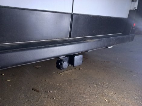 Съемный фаркоп Bizon FA 0340-E под квадрат 50х50 для Citroen Jumper (2012-н.в.)