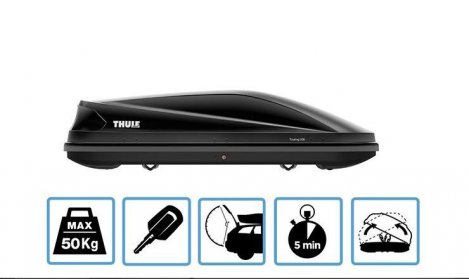 Бокс на крышу Thule Touring M 200 черный глянцевый (175x82x45 см)