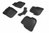 Коврики в салон Seintex EVA 3D соты для Volkswagen Polo седан (2010-2020)