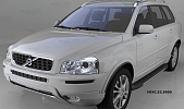Пороги алюминиевые (Onyx) для Volvo XC90