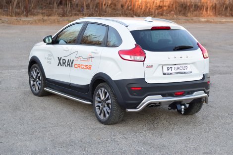 Съемный фаркоп PTGroup под квадрат 50х50 для Lada XRAY